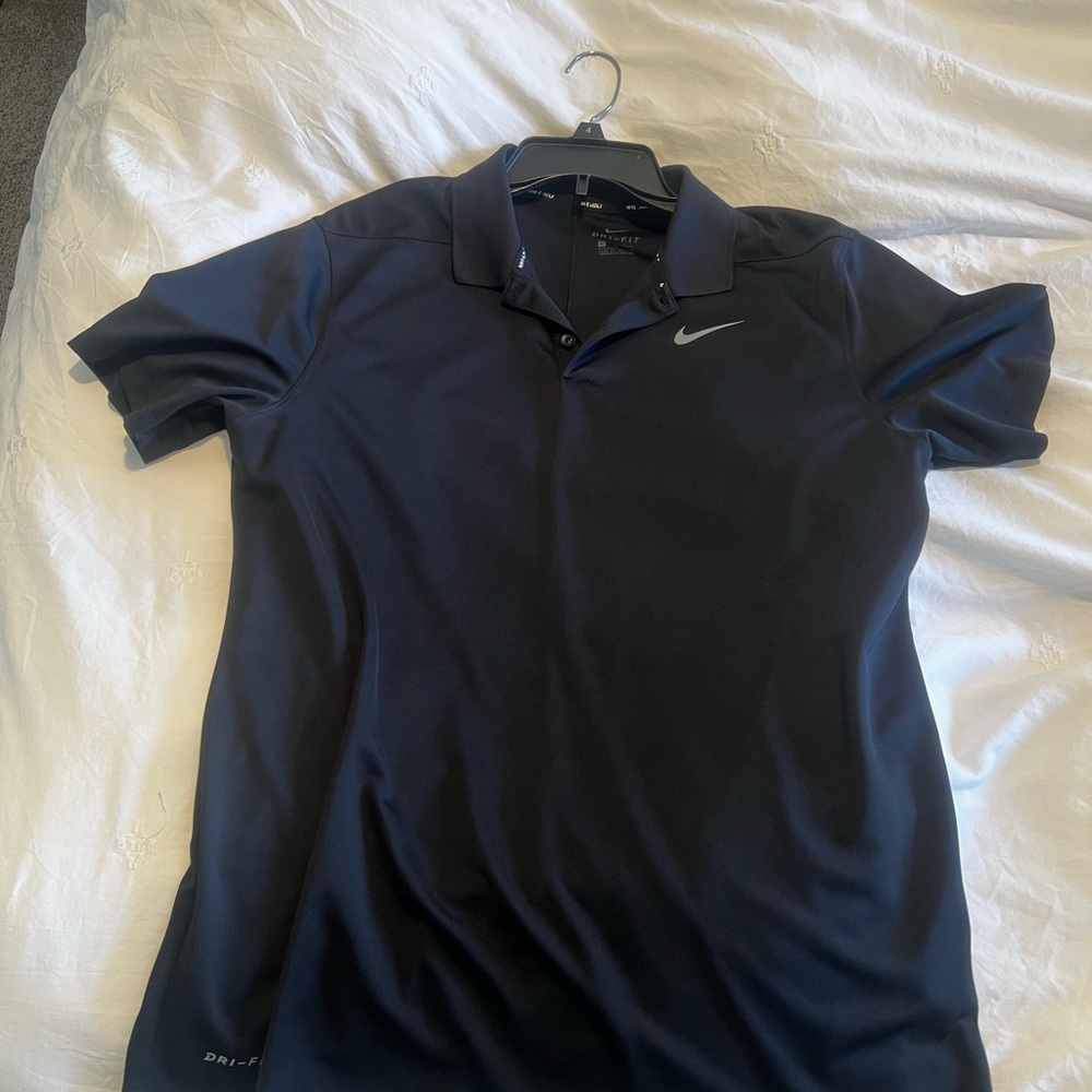 Nike Men's Black Polo Shirt